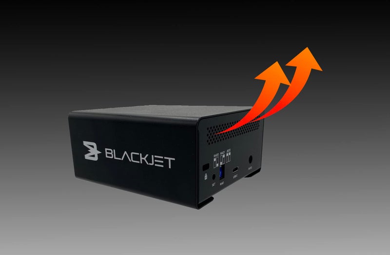 Blackjet VX-2SSD Professional Dual SSD Docking Station â€“ USB 3.2 Gen 2 (10Gbps) USB-C â€“ RAID 0/1/JBOD â€“ For Backup, Archiving, 4K Media, DIT, Video Editing â€“ Mac & Windows Compatible - Metal Enclosure - Image 4